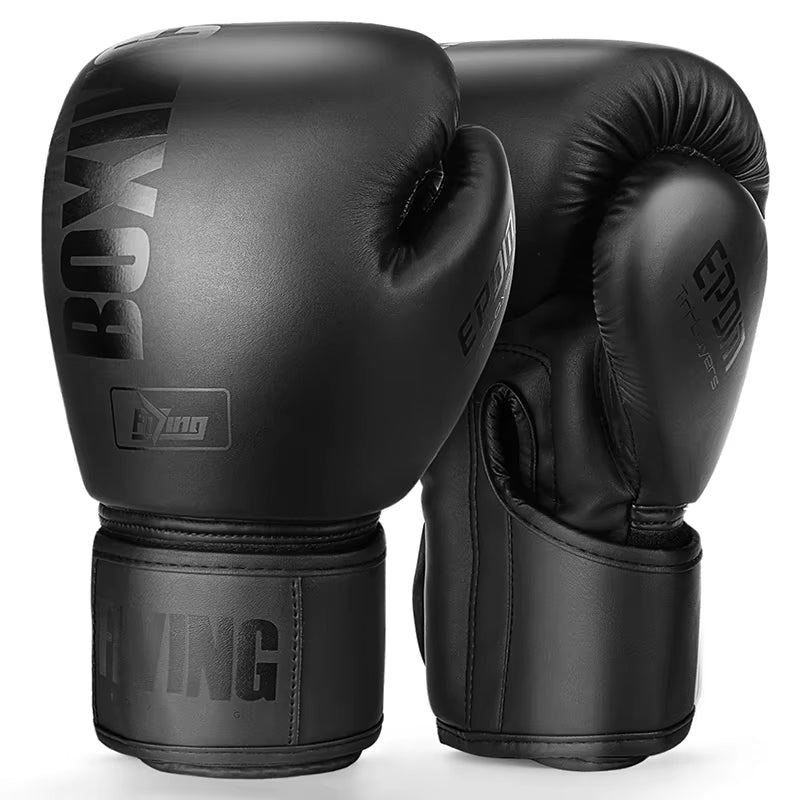 10 12 14 16Oz Boxing Gloves PU Leather Muay Thai Guantes De Boxeo Free Fight MMA Sandbag Training Glove for Men Women