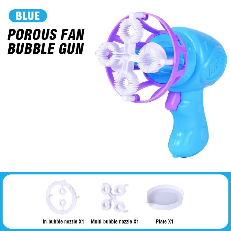 2 in 1 Dinosaur Soap Bubble Electric Bubble Gun Bubbles in Bubble Guns Toy Childrens Summer Outdoor Games for Kids Boys Girls